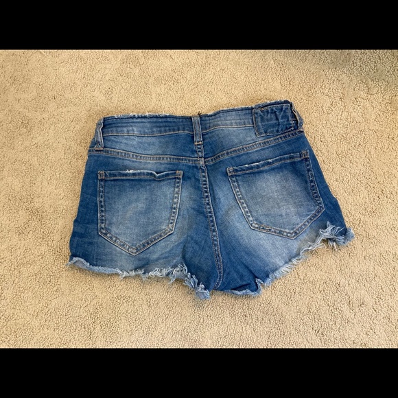 Veret Dark Wash Denim Shorts 26 - Picture 2 of 5